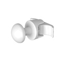 Rivassa Robe Hook Single - Gloss White
