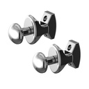 Robe Hook Pair - Chrome