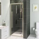 Vantage 2000 Easy Clean Pivot Door 1000mm Brushed Brass