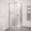 Vantage 2000 Easy Clean Quadrant 900mm - Chrome
