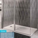 8mm Flipper Panel 300 x 2000mm - Chrome