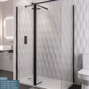 8mm Flipper Panel 300 x 2000mm - Matt Black
