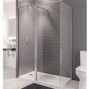 Vantage 2000 8mm Walkin Panel 1600 x 2000mm - Chrome