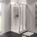 Vantage 2000 Easy Clean Bi-Fold Door 900mm - Chrome