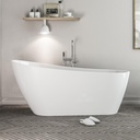 Wickham Freestanding Slipper Bath 1700 x 740 x 740mm Including Waste - White