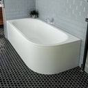 Biscay Double-Ended 1700 x 800mm (440) Right-Hand 5mm