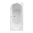 Beauforte Biscay 1700 x 800mm (440) Right-Hand 6mm Jet Whirlpool