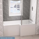 Portland L - Shape Front Panel 1500 x 560mm 5mm