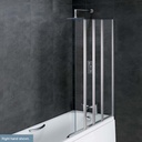 Volente 1000mm 1 Fixed And 3 Folding Panel Left-Hand - Silver