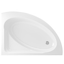 Lundy Off Set Corner  Bath 1500 x 1040mm Left-Hand (400) 5mm