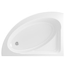 Lundy Off Set Corner Bath 1500 x 1040mm Right-Hand (400) 5mm