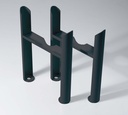 Kartell K-RAD 3 Column Insertable Feet (pair) - Anthracite