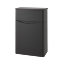 Kartell K-VIT Arc 500mm WC Unit - Matt Graphite