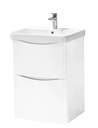 Kartell K-VIT Arc 600 x 460mm Floor Standing Unit - White