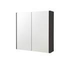 Kartell K-VIT Arc 600mm Mirror Cabinet - Matt Graphite