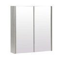 Kartell K-VIT Purity 600mm Mirror Cabinet - Silver Oak