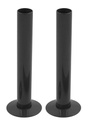 Kartell K-RAD 15mm Pipe and Rosettes - Black (Pair)