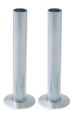 Kartell K-RAD 15mm Pipe and Rosettes - Chrome (Pair)
