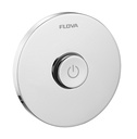 GoClick Concealed On/Off Valve with Flow Control - Round Plate