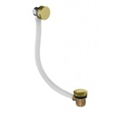 Bath Overflow Filler with Clicker Waste - Brushed Gold