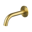 Levo 170mm Bath Spout - Brushed Gold