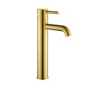 Levo Tall Basin Mixer - Brushed Gold