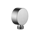 Round Wall Outlet Elbow - Brushed Nickel