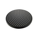 250mm Design Brass Rainshower - Matt Black