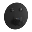 Matt Black GoClick 2 Button Finishing Kit - Round