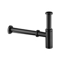 Minimalist Bottle Trap and Pipe - Matt Black