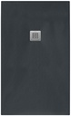 Giorgio2 Rectangle Shower Tray 900 x 900mm - Graphite Slate