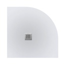 Giorgio2 Quadrant Shower Tray 1000 x 1000mm - White Slate