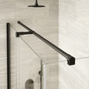 Armano Roller T Piece Arm Connector - Matt Black
