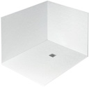 Giorgio Wall Panel 800 x 2400mm - White Slate