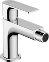 hansgrohe Rebris E Single Lever Bidet Mixer with Pop-Up Waste Set - Chrome