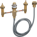 hansgrohe Basic Set for 4-Hole Rim-Mounted Bath Mixer