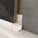 Classic Seal Strip End Caps White