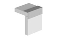 Classic Type 102 - Angle Profile 2.45m long - Bright Polished