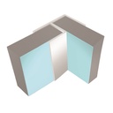 Classic Type 100 Flush Corner 2.45m long - Bright Polished
