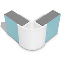 Classic Type B External Corner 2.45m long - White