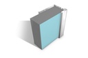 Classic Type C End Cap 2.45m long - Bright Polished
