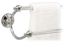 Stockholm Double Towel Rail 545mm - Chrome