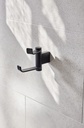 Miami Swivel Robe Hook - Black