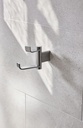 Miami Swivel Robe Hook - Brushed Nickel