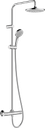 hansgrohe Vernis Blend Showerpipe 200 1Jet with Thermostat - Chrome