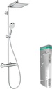 hansgrohe Crometta E Showerpipe 240 1Jet with Thermostat