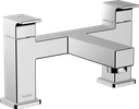 hansgrohe Vernis Shape 2-Hole Rim Mounted Bath Mixer - Chrome