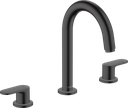 hansgrohe Vernis Blend 3-Hole Basin Mixer with Pop-Up Waste Set - Matt Black
