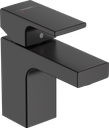 hansgrohe Vernis Shape Single Lever Basin Mixer 70 Without Waste Set - Matt Black