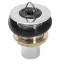 PEERLESS Caravan Waste 3/4" Solid 48mm Tail 1.3/4" Flange (brass backnut, brass plug) - Chrome